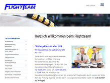Tablet Screenshot of flightteam.de